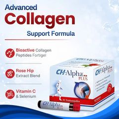 CH-Alpha Plus Drinkable Collagen Peptide Vials 25ml - Pack of 30's