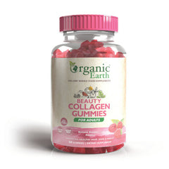 Organic Earth Beauty Collagen Sugar-Free Hydrolysed with Vitamin C and Biotin - 60 Gummies
