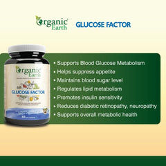 Organic Earth Glucose Factor - 60 Capsules
