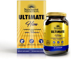 Sunshine Nutrition Ultimate Him Multivitamins For Men - 90 Veg Capsules