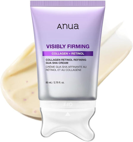 Anua Visibly Firming Collagen + Retinol Refining Gua Sha Cream - 80ml