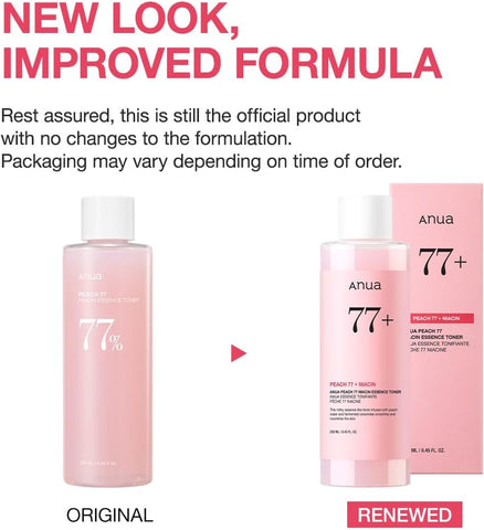 Anua Peach 77 + Niacin Essence Facial Toner - 250ml