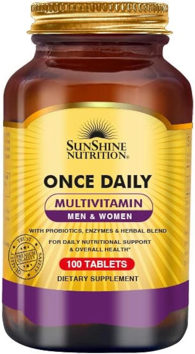 Sunshine Nutrition Once Daily Multivitamin – Men & Women (100 Tabs)