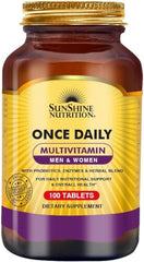 Sunshine Nutrition Once Daily Multivitamin – Men & Women (100 Tabs)