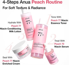 Anua Peach 77 + Niacin Essence Facial Toner - 250ml