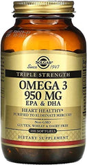 Solgar Triple Strength Omega-3 950mg EPA & DHA - 100 Softgels
