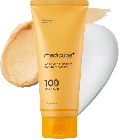 Medicube 100 Kojic Acid Turmeric Toning Cleanser - 120g