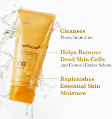 Medicube 100 Kojic Acid Turmeric Toning Cleanser - 120g