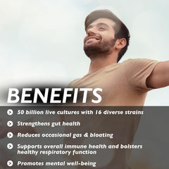 Organic Earth Probiotics For Men - 30 Capsules