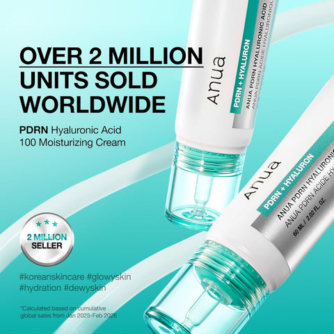 Anua PDRN + Hyaluronic Acid 100 Moisturizing Cream - 60ml