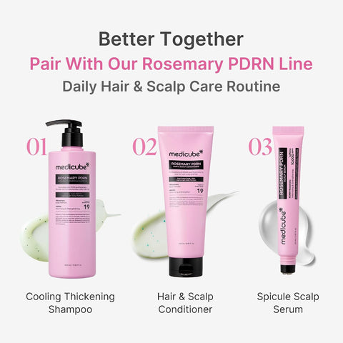 Medicube Rosemary PDRN Cooling Thickening Shampoo - 400ml