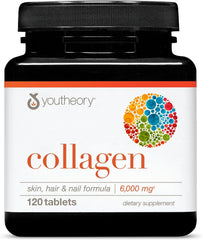 Youtheory Advanced Collagen (6,000 mg Collagen) - 120 Tablets
