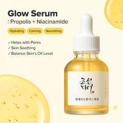 Beauty of Joseon Glow Serum Propolis and Niacinamide for Radiant Skin Uneven Tone -30ml