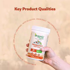 Organic Earth Probiotics Once Daily - 30 Capsules