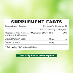 Organic Earth Magnesium - 60 Capsules