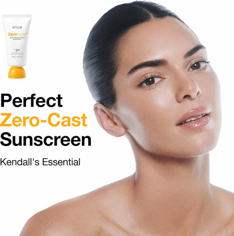 Anua Zero-Cast SPF 50 Moisturizing Finish Sunscreen - 50ml
