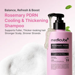 Medicube Rosemary PDRN Cooling Thickening Shampoo - 400ml