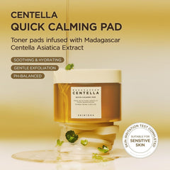 Skin1004 Madagascar Centella Quick Calming Pads -130ml, Pack of 70’s