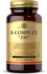 Solgar B-Complex "100" - 100 Veg Capsules