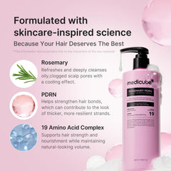 Medicube Rosemary PDRN Cooling Thickening Shampoo - 400ml
