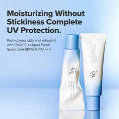 Beauty of Joseon Relief Sun Aqua-Fresh Sunscreen Rice + Panthenol SPF 50+ PA++++ Lightweight - 50ml