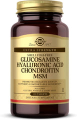 Solgar Glucosamine Hyaluronic Acid Chondroitin MSM - 120 Tablets