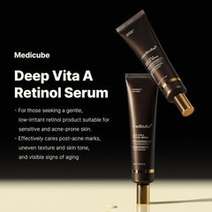 Medicube Deep Vita A 1% Retinol Complex Intensive Bouncing Face Serum - 30ml