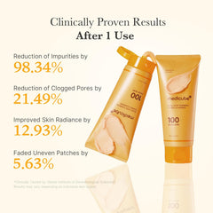 Medicube 100 Kojic Acid Turmeric Toning Cleanser - 120g