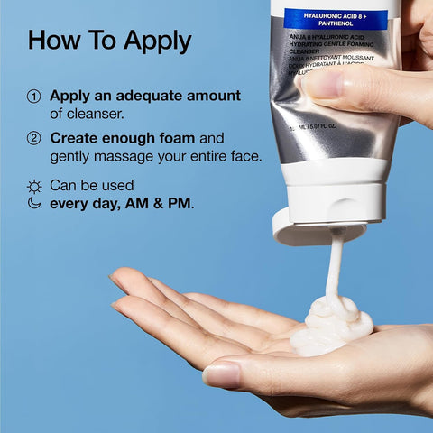 Anua 8 Hyaluronic Acid Hydrating Gentle Foaming Cleanser  -150ml