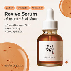 Beauty Of Joseon  Revive Serum Ginseng + Snail Mucin- 30ml