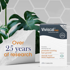 Viviscal Man Hair Nourishment Supplements - 180 Tablets (3 Months Supply)