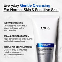 Anua 8 Hyaluronic Acid Hydrating Gentle Foaming Cleanser  -150ml