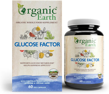 Organic Earth Glucose Factor - 60 Capsules