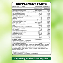 Organic Earth Prenatal Multi - 60 Capsules