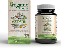 Organic Earth Plant Based Calcium - 60 Capsules