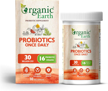 Organic Earth Probiotics Once Daily - 30 Capsules