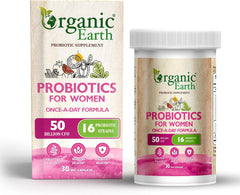 Organic Earth Probiotics For Women - 30 Capsules