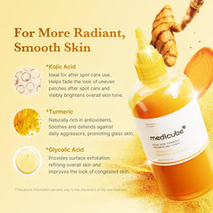 Medicube Kojic Acid Turmeric Resurfacing Toner - 250ml