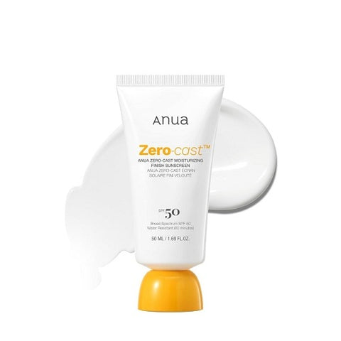 Anua Zero-Cast SPF 50 Moisturizing Finish Sunscreen - 50ml